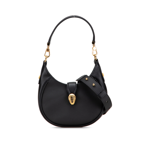 Bvlgari Handbags - Pre-Loved Bvlgari Small Leather Serpenti Ellipse Satchel